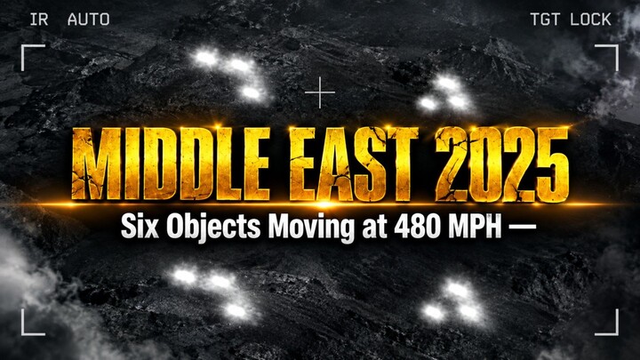 Middle East 2025 - Six Objects Moving at 480 MPH