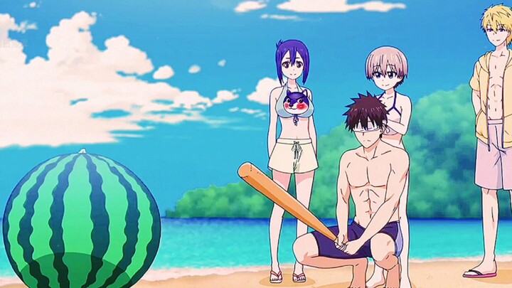 The spring of straight men, the little one wanted to tease the male protagonist, but ended up being 