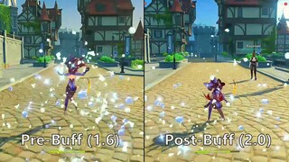 Mona's Dash Before & After Buffs (1.6 vs 2.0)