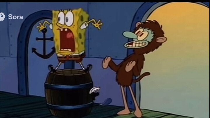 SpongeBob SquarePants Season 1 Episode 26: Scaredy Pants, created by Sora