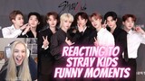Reacting to Stray Kids Funny moments!