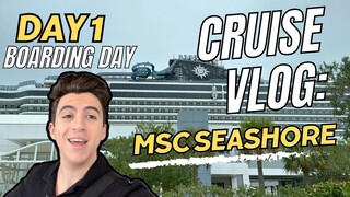 BOARDING DAY: MSC Seashore Day 1