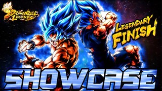 GOKU Y VEGETA BLUE LF SHOWCASE DOBLE PERSONAJE!! DRAGON BALL LEGENDS