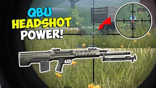 QBU HEADSHOT POWER! (ROS GAMEPLAY)