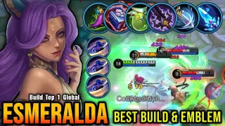 WTF DAMAGE!! Esmeralda Best Build and Emblem - Build Top 1 Global Esmeralda ~ MLBB