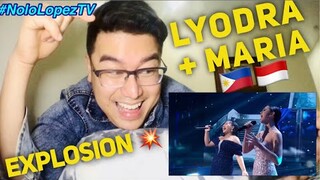 Lyodra + Maria = EXPLOSION! | Never Enough(Loren Allred)|Konser Kemenangan| NoLo Reacts