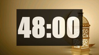 48 Minute Timer | Loud Alarm | Time call
