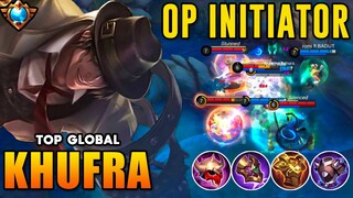 OP INITIATOR!! KHUFRA BEST BUILD 2023 - MOBILE LEGENDS [ TOP GLOBAL KHUFRA GAMEPLAY ] Prime Ashura.