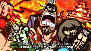 PANGLIMA KONG BERGERAK DI ELBAF - MYTHICAL ZOAN KINGKONG RAKSASA - ONE PIECE CHAPTER