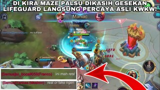 FAKE IMAZE KWKW! KASIH MANIAC MUSUH LANGSUNG PERCAYA!!