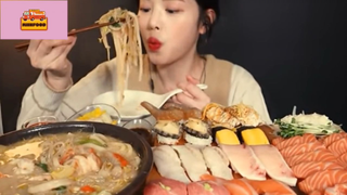 Mukbang sushi #anngon