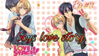 Boys love story ❤❤ ep#3❤ love stage anime explained in hindi 🍿🎥 gay love story ❤❤