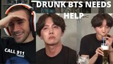 THEY ARE DONE 😂😳 BTS DRUNK ANTICS - Reaction