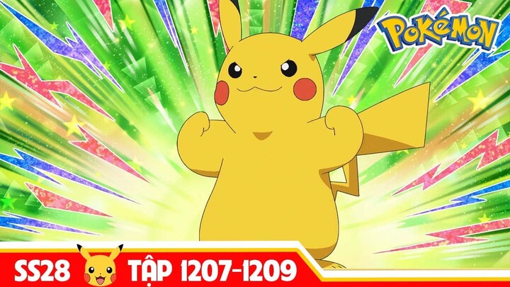 Review Pokemon SS28 TẬP 1207 - 1209 , Đại Hội Bật thầy Pokemon phần 2