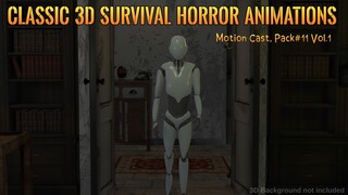 Trailer Classic 3D Survival Horror animations Pack (Motion Cast#11 - Vol1)