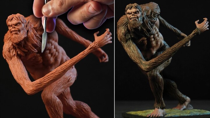 Sculpting BEAST TITAN | Attack On Titan [ Shingeki No Kyojin ] The Final Season Part 2