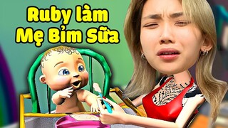 Ruby Lần Đầu Làm MẸ BỈM SỮA Chăm Con Và Cái Kết Là...