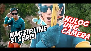 NAHULOG UNG CAMERA SA ZIPLINE!!