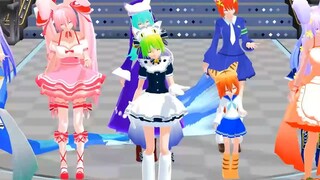 【mmd di gi charat】デ・ジ・キャラット9人娘で今好きになる。