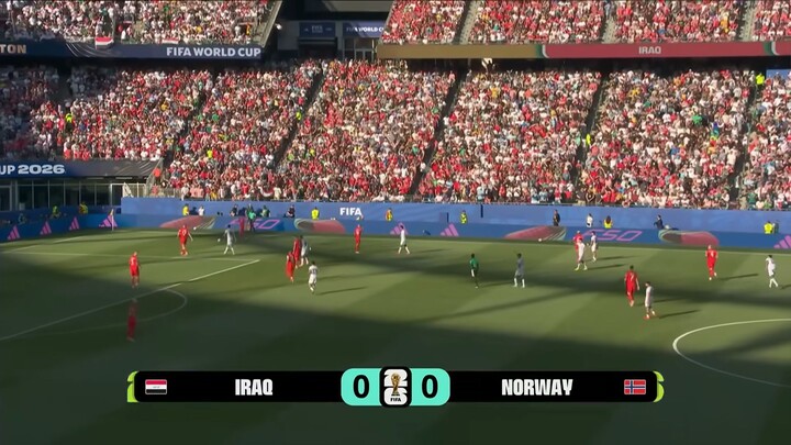 HIGHLIGHTS： Iraq vs Norway ｜ FIFA World Cup 2026™ ｜ 17⧸06⧸2026