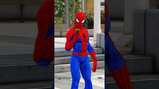 SHE-HULK AND SPIDER-MAN SAVING IRONMAN #spiderman #gta5 #shorts