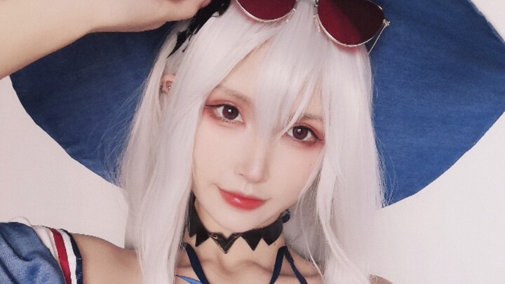 Thường ngày|Arknights|Cosplay một Skaði mặc đồ bơi