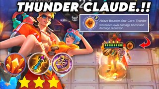 CLAUDE WITH THUNDER STAR CORE.!! TITAN MODE.!! MAGIC CHESS MOBILE LEGENDS