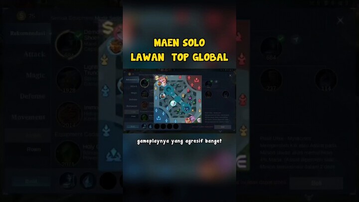 Lagi Solo Rank Malah Nabrak TOP GLOBAL 1 MARTIS 😱