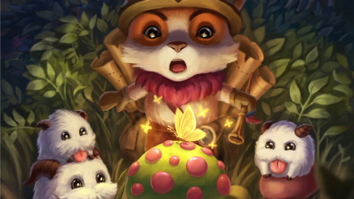 Three of Teemo’s moves to counter Master Yi: Poison Mushroom, Goldcap Mushroom, and Stealth Step