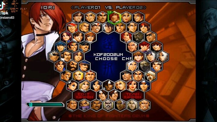 kof 2002um Iori gameplay