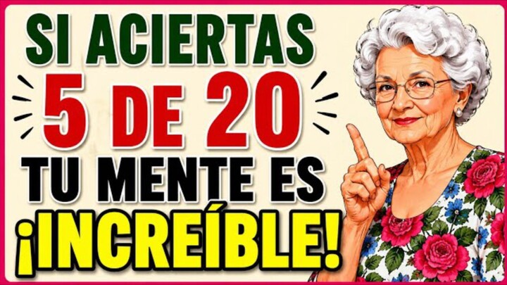 🧠🔥 ¡SI ACIERTAS 12, TIENES UNA MEMORIA INCREÍBLE! | Reto Mental