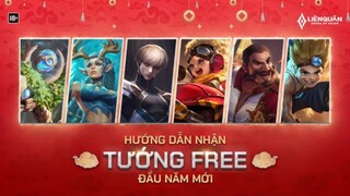 Hướng dẫn nhận FREE TƯỚNG dịp ĐẦU XUÂN - Garena Liên Quân Mobile