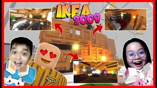 DIKEJAR SCP !! ATUN & MOMON BANGUN RUMAH SEPERTI HOTEL DI IKEA !! Feat @MOOMOO Roblox RolePlay