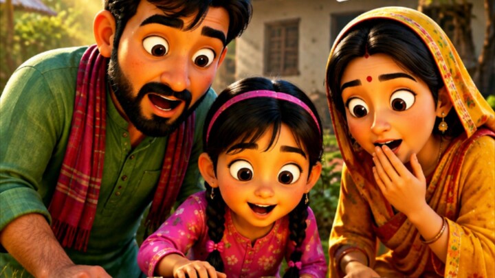 মাটির নিচে কী পেল বাবা-মেয়ে? 😱📦 | পুরনো বাক্সের রহস্য | গ্রামবাংলা কার্টুন