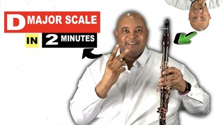 How To Play D Major Scale on Clarinet in 2 Minutes