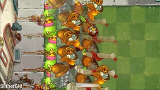 mọi cây max lv vs team zombie mạnh 2 #game