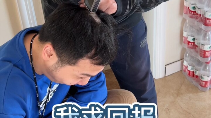 He’s only 20! What’s so wrong with wanting thick, full hair?