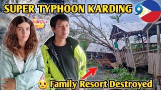 SURVIVING SUPER TYPHOON KARDING - Scariest Night in the Philippines & Family Resort Destroyed