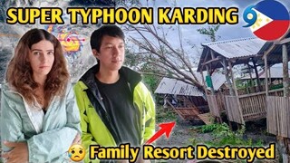 SURVIVING SUPER TYPHOON KARDING - Scariest Night in the Philippines & Family Resort Destroyed