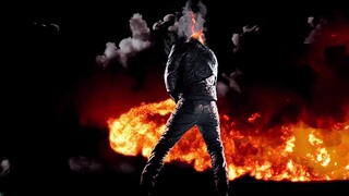 [Ghost Rider] This is how Ghost Ride pees!