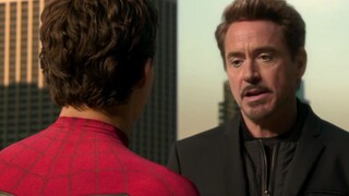 [Marvel] Ketika spiderman tak percaya, Tony muncul dari kostumnya