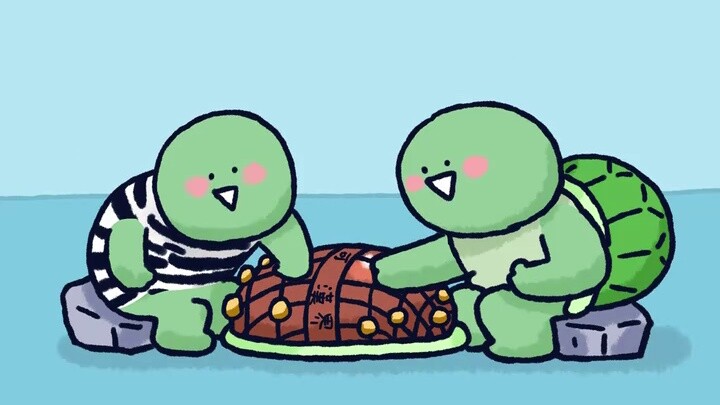 [Little Spear Zoo] The little turtle cousin’s new clothes are nice.
