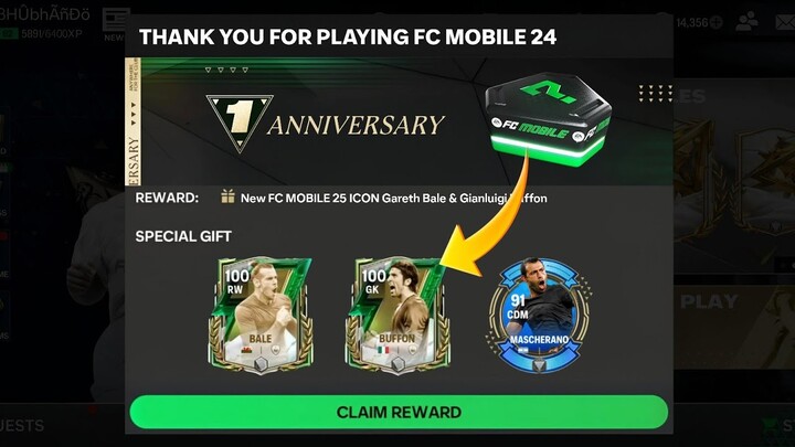 FREE ANNIVERSARY GIFT PACKAGE 🤩🎁 CONFIRMED BY EA ✅ 100 OVR BALE & BUFFON FOR 🆓😱 MUST DO THIS NOW 👀🤫