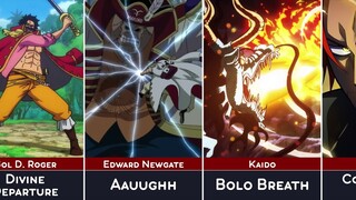 ONE PIECE Characters and their Signature Attack/Technique Part 1