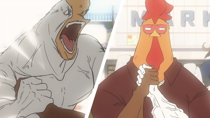 When Brother Chicken Participates in the Arm-Wrestling Competition