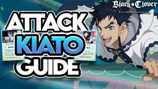 NO. 1 DPS ATTACK KIATO BUILD! BEST GEARSETS, TALENT TREE, SKILL PAGES & TEAMS - Black Clover Mobile
