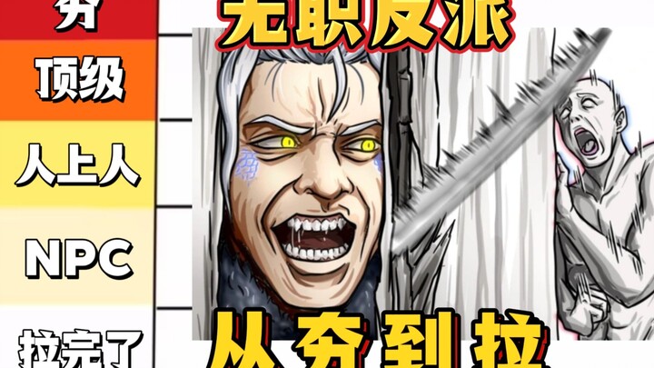 Danh sách phản diện trong “Vô Chức Trung”: Từ kẻ mạnh nhất đến kẻ yếu nhất, hóa ra người ảnh hưởng l