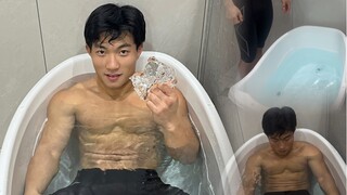 冷水澡 冰水浴好在哪里？为什么运动员都会进行！
