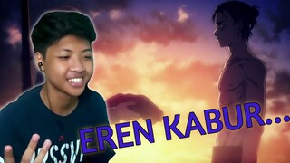 EREN kabur dari penjara... - attack on titan season 4 episode 12 reaction indonesia