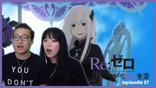 WHO DIS WITCH? | Re:Zero Reaction Episode 27 / 2x2